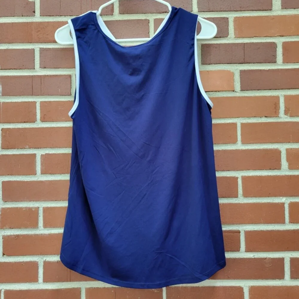 Navy/White V-Neck Tank Top - by Urban Diction - NWT - Size XL - Picture 2 of 4